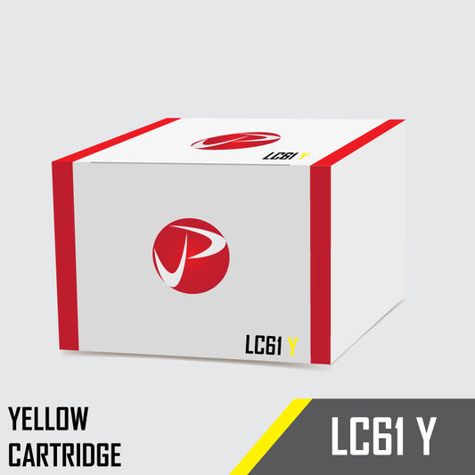 LC61 Y Brother Compatible Yellow Ink Cartridge