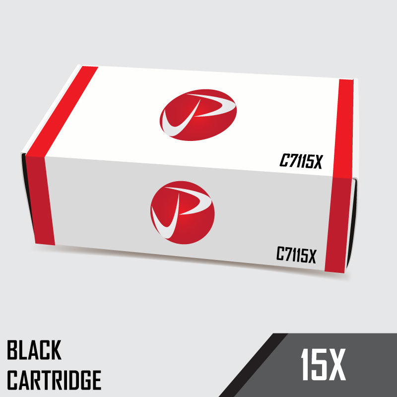 15X HP Compatible Black Toner Cartridge C7115X