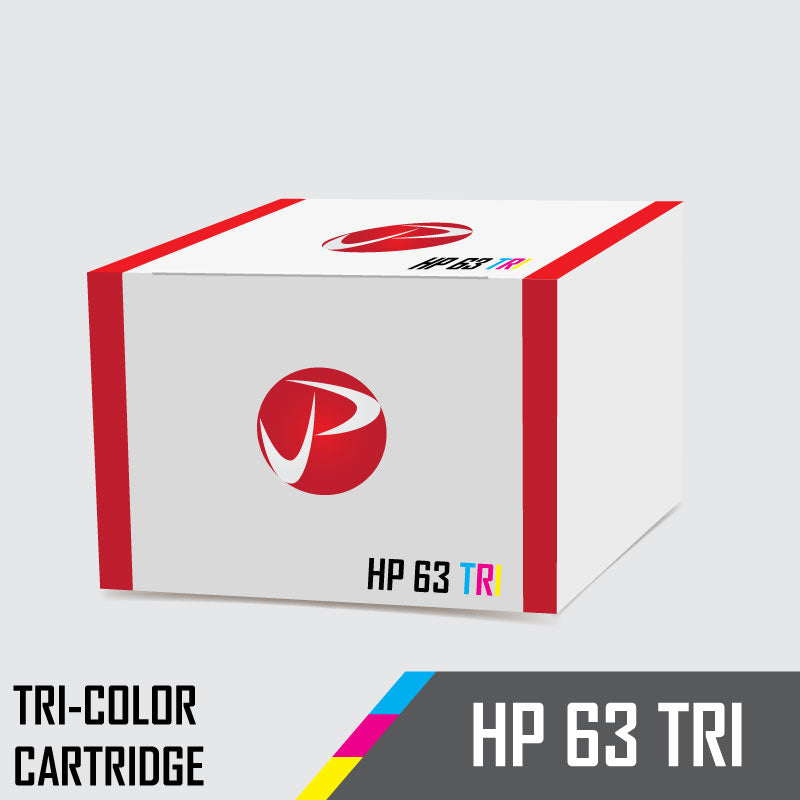 63 Color HP Compatible Tri-Color Ink Cartridge F6U61AN#140