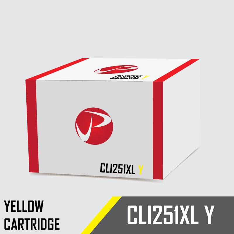 CLI251XL Y Canon Compatible Yellow Ink Cartridge 6451B001
