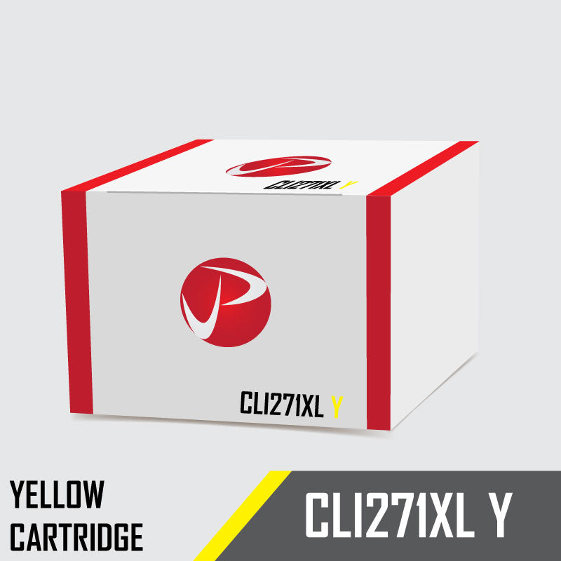 CLI271XL Y Canon Compatible Yellow Ink Cartridge 0339C001