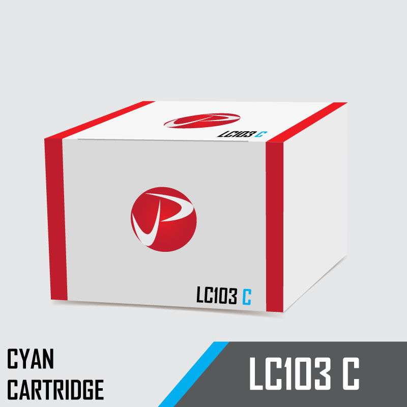 LC103 C Brother Compatible Cyan Ink Cartridge