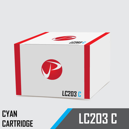 LC203 C Brother Compatible Cyan Ink Cartridge