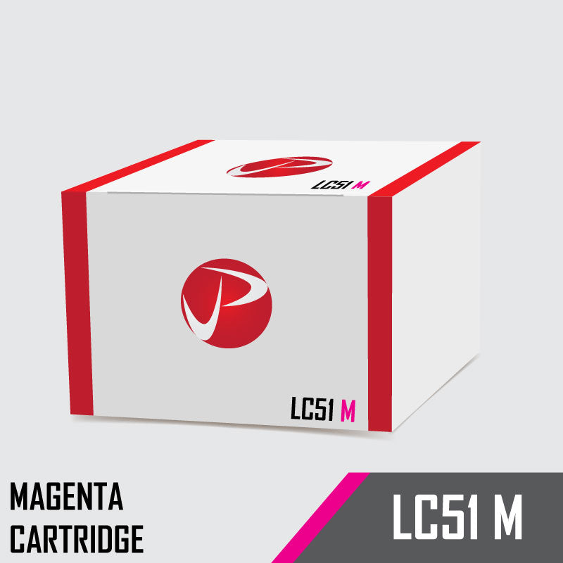 LC51 M Brother Compatible Magenta Ink Cartridge
