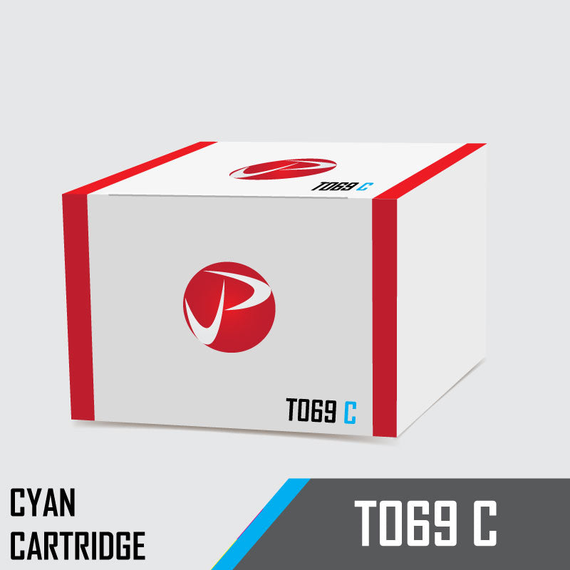 T069 C Epson Compatible Cyan Ink Cartridge